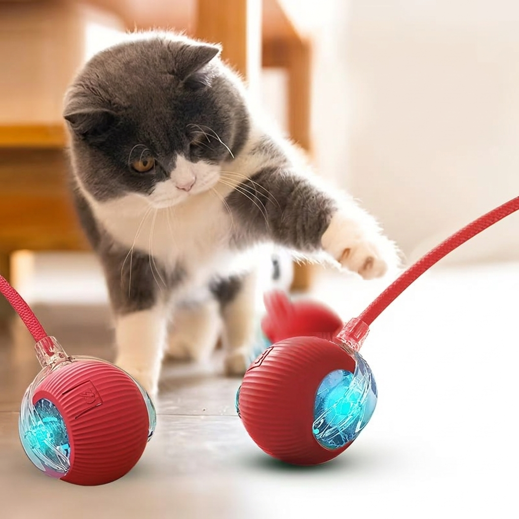 CatTurbo Ball™️ Pallina Interattiva con Coda Acrobatica