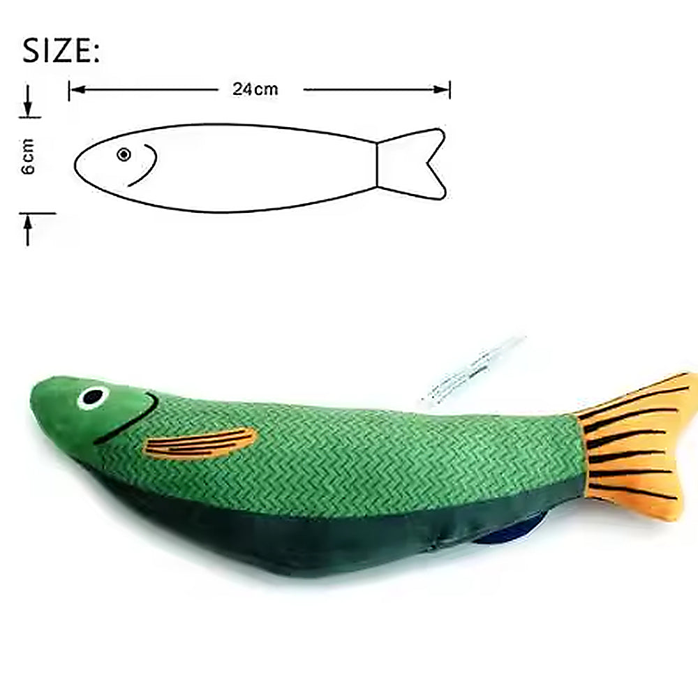Gioco pesce™️ per Gatti con Erba Gatta