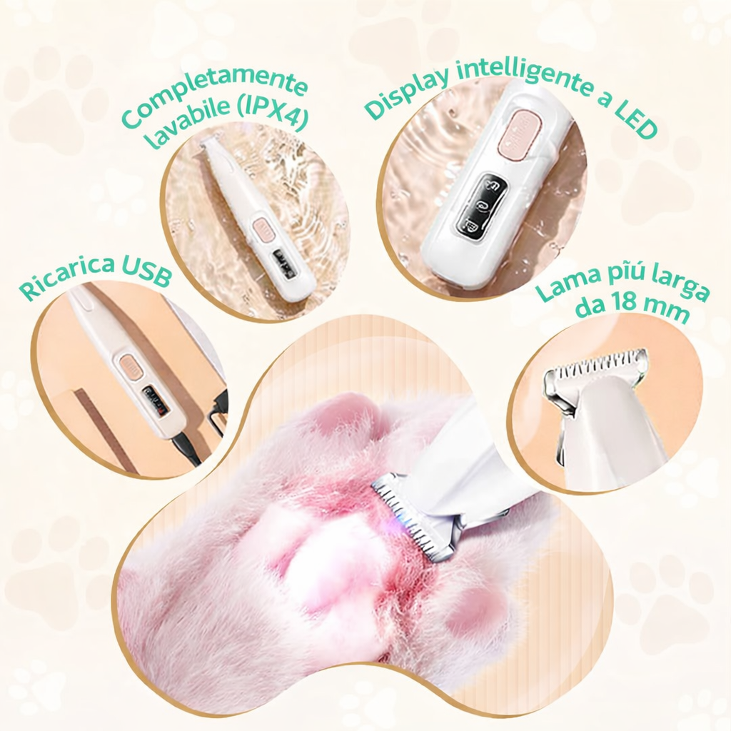 Mini Tosatore™️ di Precisione per Gatti e Cani