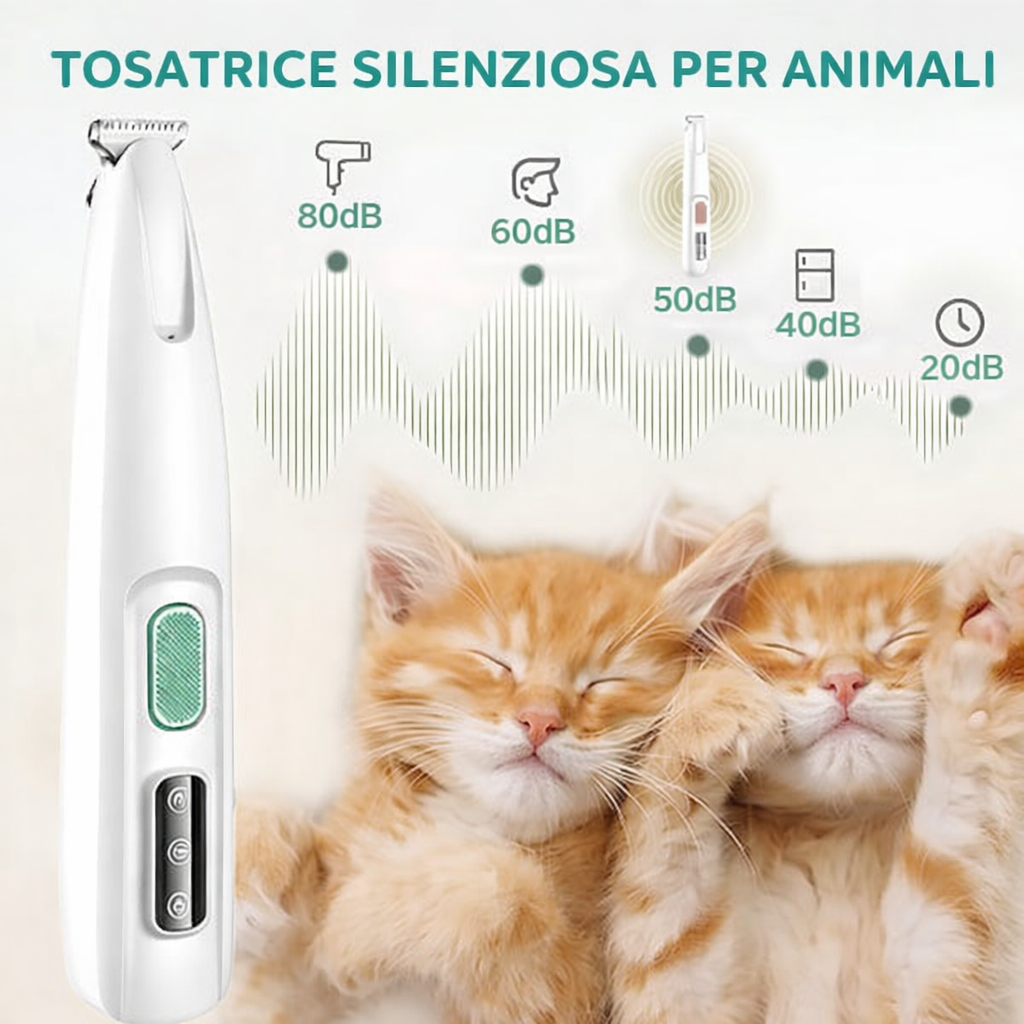 Mini Tosatore™️ di Precisione per Gatti e Cani