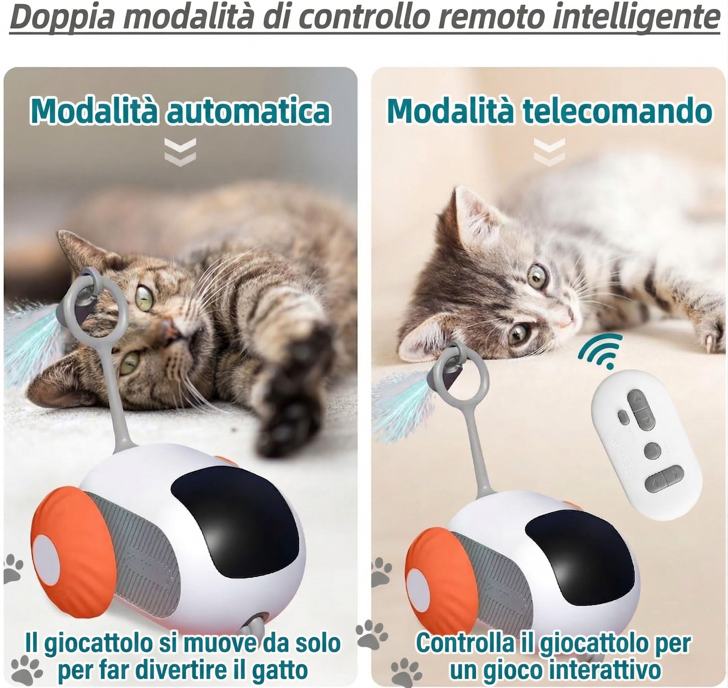 Pet Run Car™️ - Giocattolo per gatto telecomandato intelligente