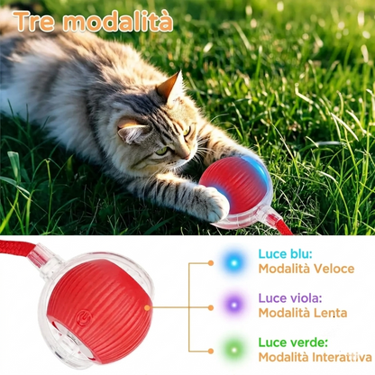 CatTurbo Ball™️ Pallina Interattiva con Coda Acrobatica