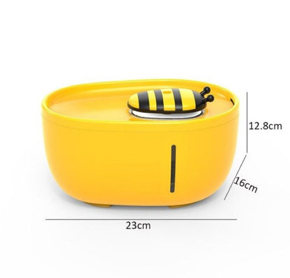 BeeFresh™ - NEW Fontana ape per Gatti Ultra-Silenziosa a 4 Filtri (2L)