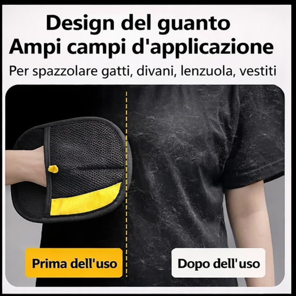 Guanto™️- Antipeli Riutilizzabile ed Ecologico