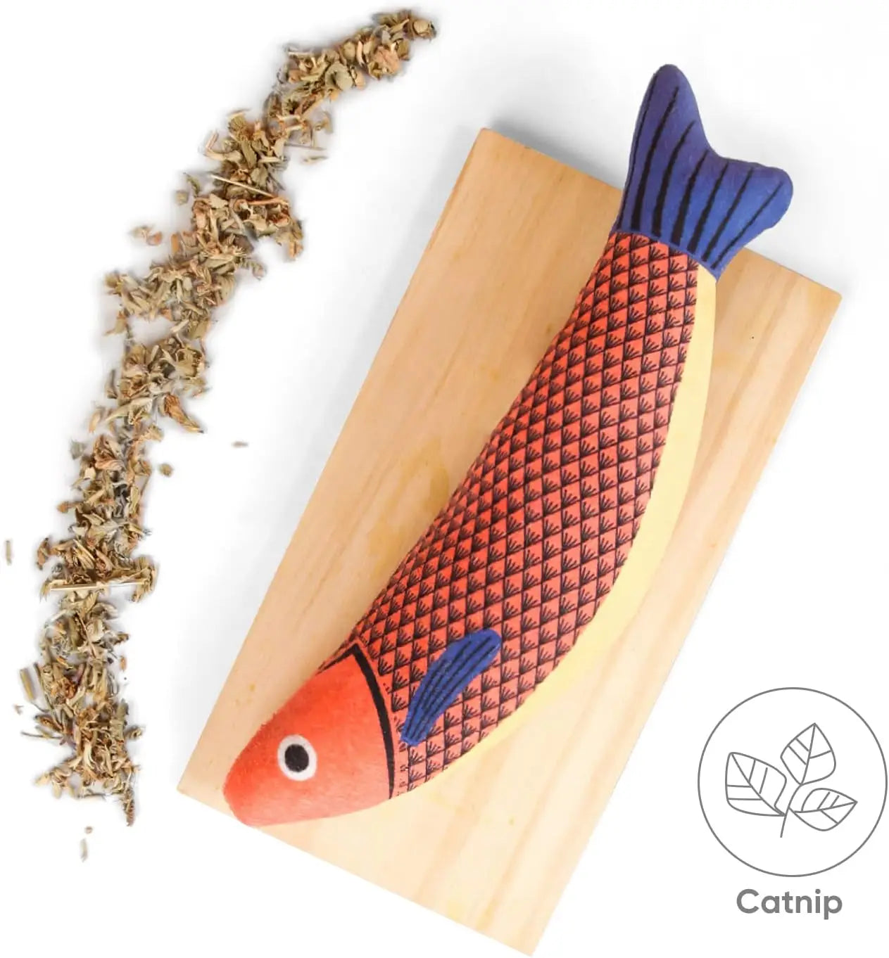 Gioco pesce™️ per Gatti con Erba Gatta
