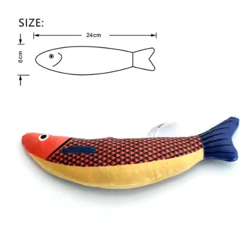 Gioco pesce™️ per Gatti con Erba Gatta